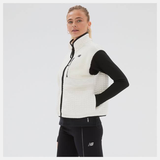 Geaca Dama New Balance NB Heatloft Vest Albastri Deschis | NB157YJP