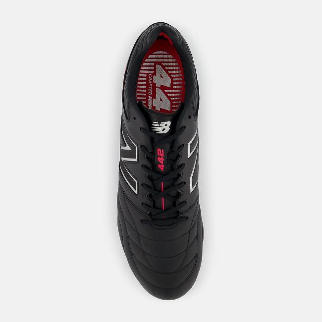 Ghete Fotbal Barbati New Balance 442 V2 PRO FG Negrii Argintii | NB369VGY