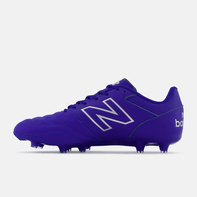 Ghete Fotbal Barbati New Balance 442 V2 TEAM FG Albastri Albi | NB401XCV