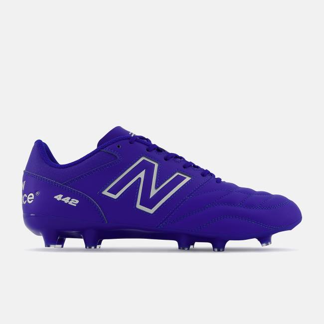 Ghete Fotbal Barbati New Balance 442 V2 TEAM FG Albastri Albi | NB401XCV