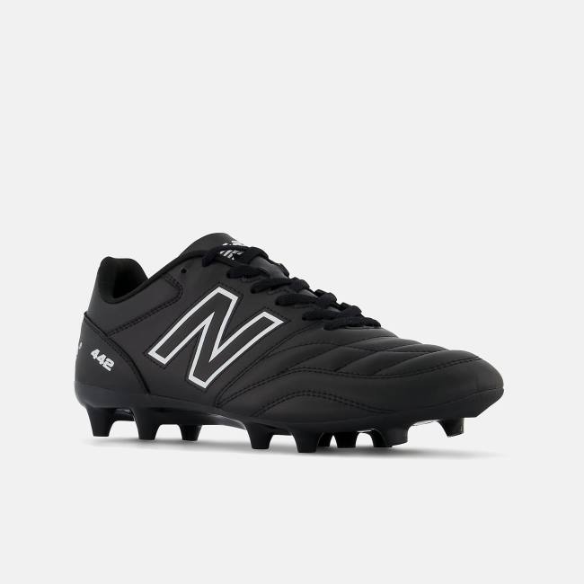 Ghete Fotbal Barbati New Balance 442 V2 ACADEMY FG Negrii Albi | NB654ICY