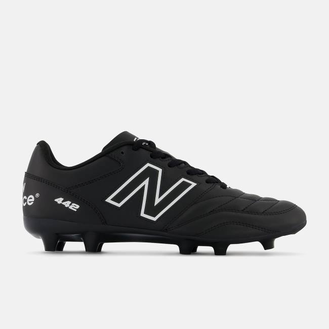 Ghete Fotbal Barbati New Balance 442 V2 ACADEMY FG Negrii Albi | NB654ICY