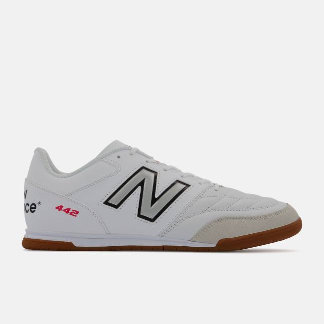 Ghete Fotbal Barbati New Balance 442 V2 TEAM IN Albi Negrii | NB715WND