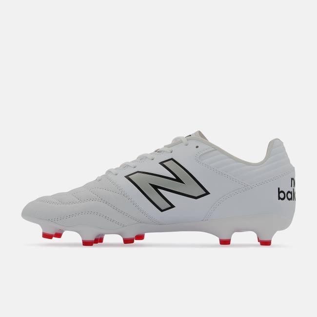 Ghete Fotbal Barbati New Balance 442 V2 PRO FG Albi Argintii | NB810FBE