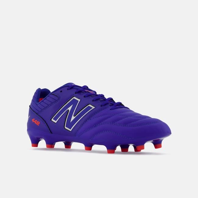 Ghete Fotbal Dama New Balance 442 V2 PRO FG Albastri Argintii | NB396SDG