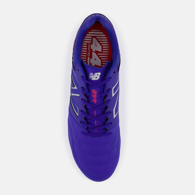 Ghete Fotbal Dama New Balance 442 V2 PRO FG Albastri Argintii | NB396SDG