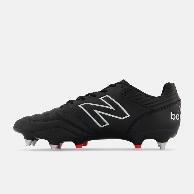 Ghete Fotbal Dama New Balance 442 V2 PRO SG Negrii Argintii | NB396SZU