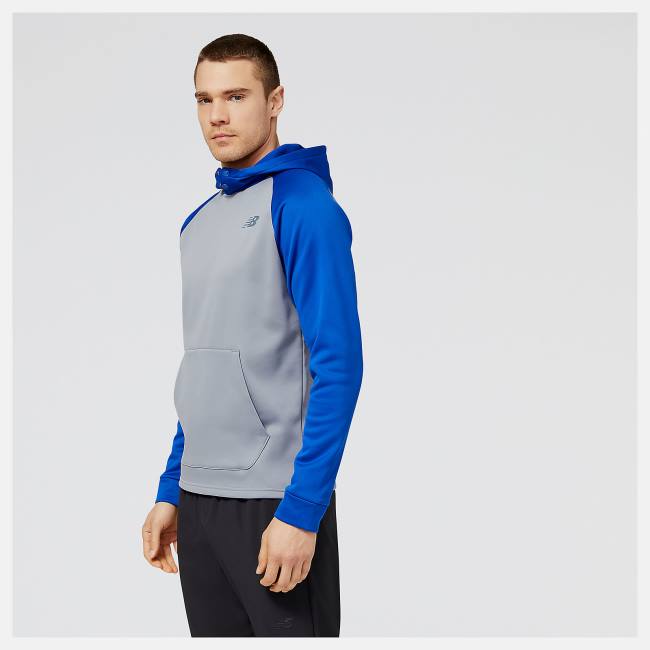 Hanorac Cu Gluga Barbati New Balance Baseball Pull Over Albastru Regal | NB684KCZ