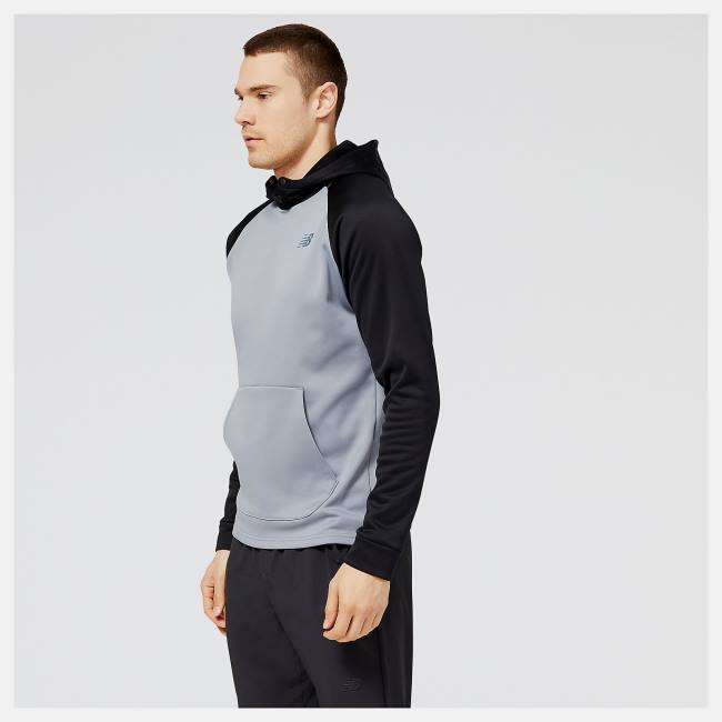 Hanorac Cu Gluga Barbati New Balance Baseball Pull Over Negrii | NB723NXV