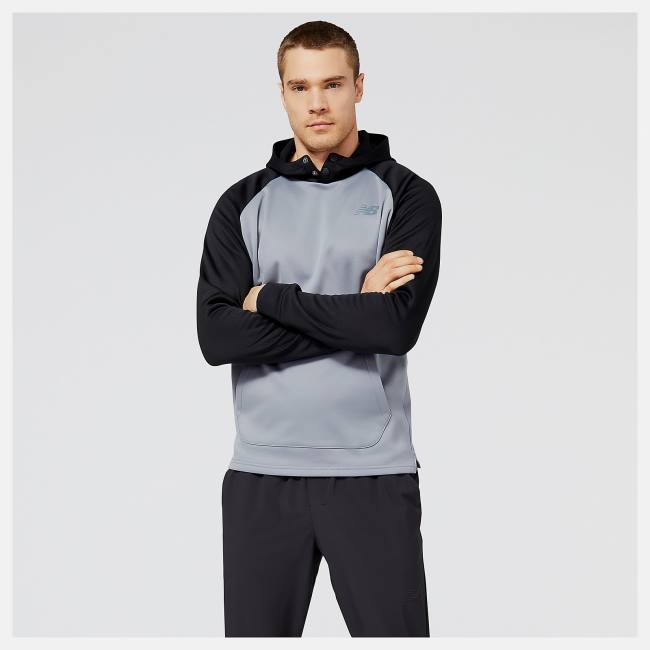 Hanorac Cu Gluga Barbati New Balance Baseball Pull Over Negrii | NB723NXV