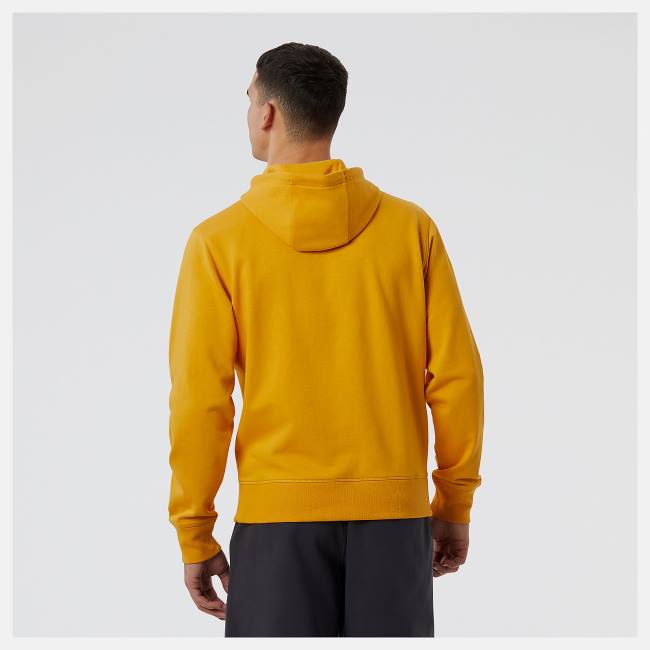 Hanorac Cu Gluga Barbati New Balance NB Essentials Pullover Galbeni | NB173UPI