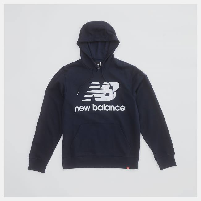 Hanorac Cu Gluga Barbati New Balance NB Essentials Pullover Bleumarin | NB706PWQ