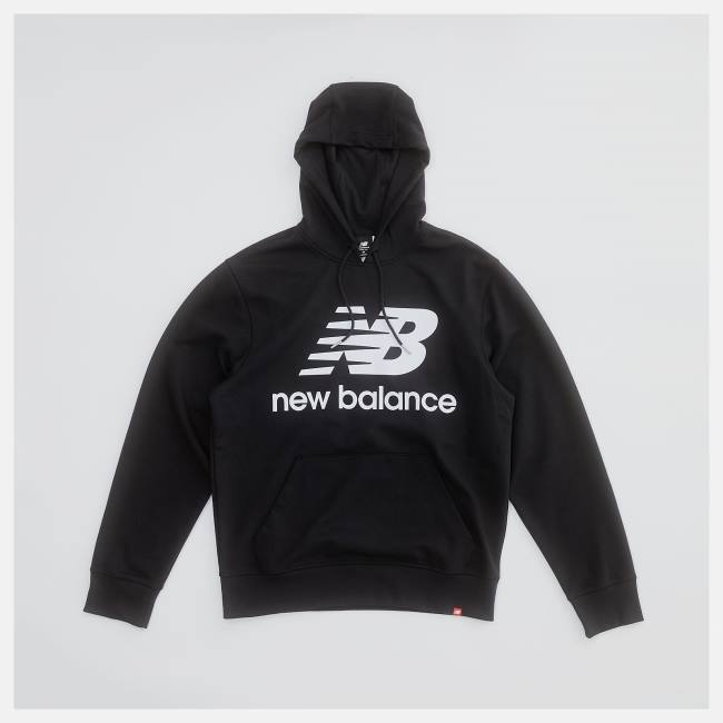 Hanorac Cu Gluga Barbati New Balance NB Essentials Pullover Negrii | NB978JCW