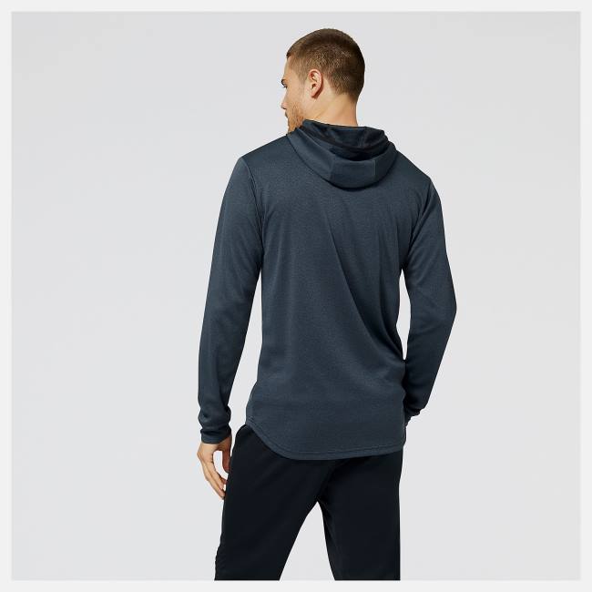 Hanorac Cu Gluga Barbati New Balance NYC Marathon Tenacity Quarter Zip Negrii | NB467YAZ