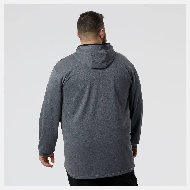 Hanorac Cu Gluga Barbati New Balance Tenacity Cu Glugă 1/4 Zip Gri Deschis | NB014AQJ