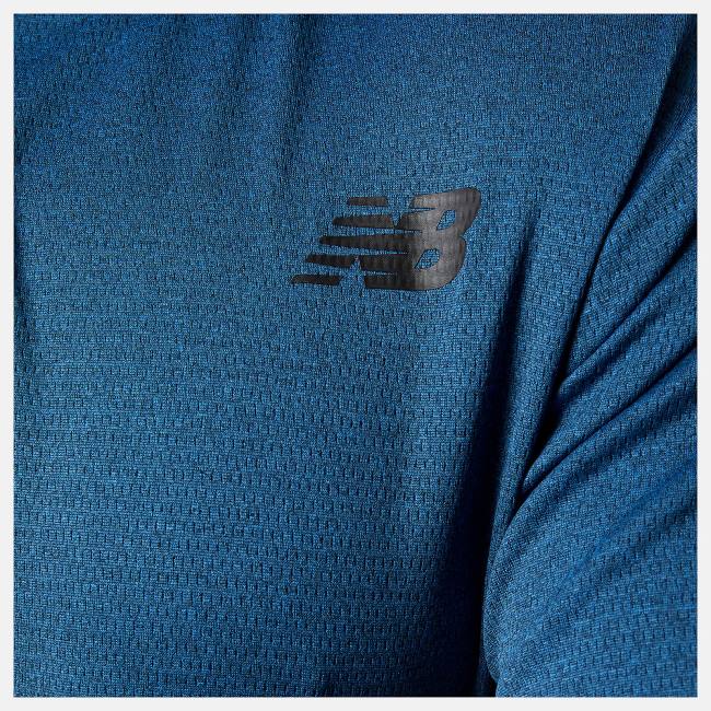 Hanorac Cu Gluga Barbati New Balance Tenacity Cu Glugă 1/4 Zip Albastri Inchis | NB254MUV