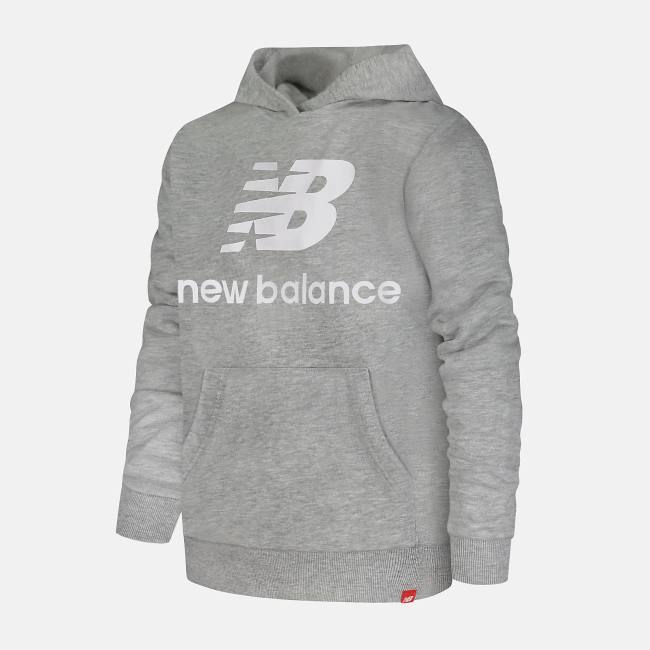 Hanorac Cu Gluga Copii New Balance Essentials Girls Gri | NB978UBJ