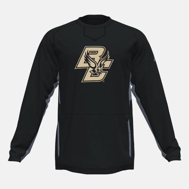 Hanorace Barbati New Balance Baseball Pullover 2.0(Boston College) Negrii | NB578WAN