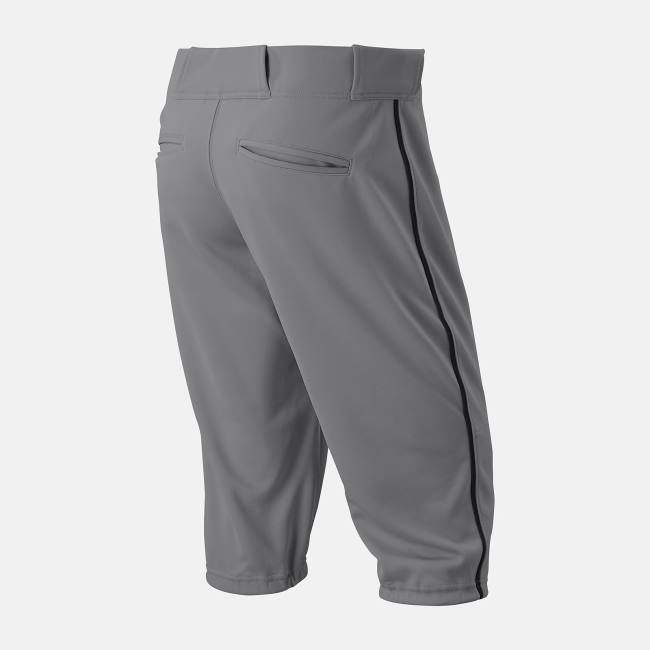 Pantaloni Barbati New Balance Adversary 2 Baseball Piped Knicker Atletism Gri Negrii | NB276WSD