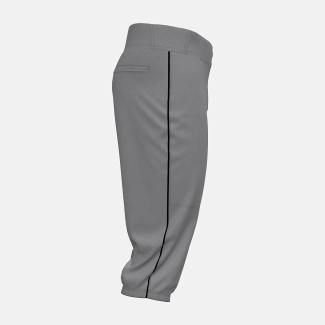 Pantaloni Barbati New Balance Adversary 2 Baseball Piped Knicker Atletism Gri Negrii | NB276WSD