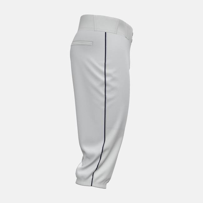 Pantaloni Barbati New Balance Adversary 2 Baseball Piped Knicker Atletism Albi Bleumarin | NB318RGT