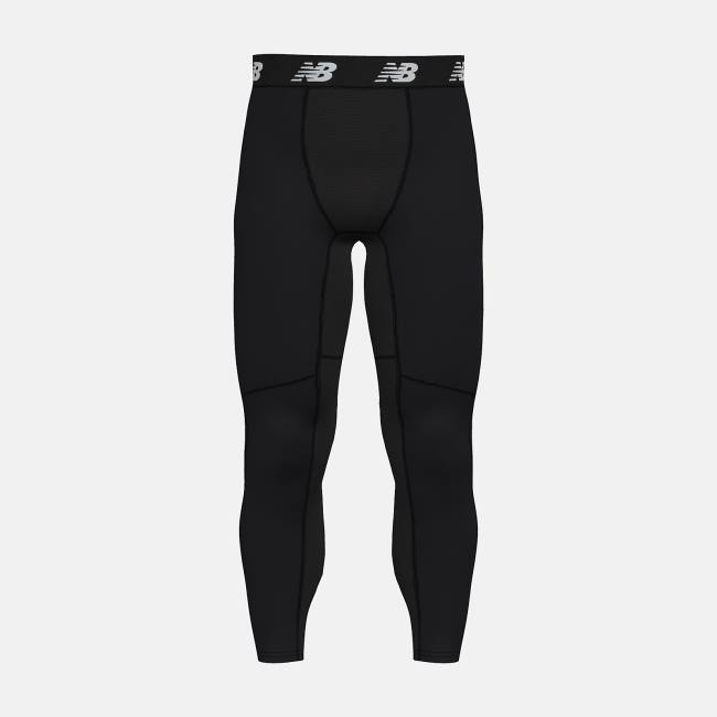 Pantaloni Barbati New Balance Comp Tight Negrii | NB186FWG