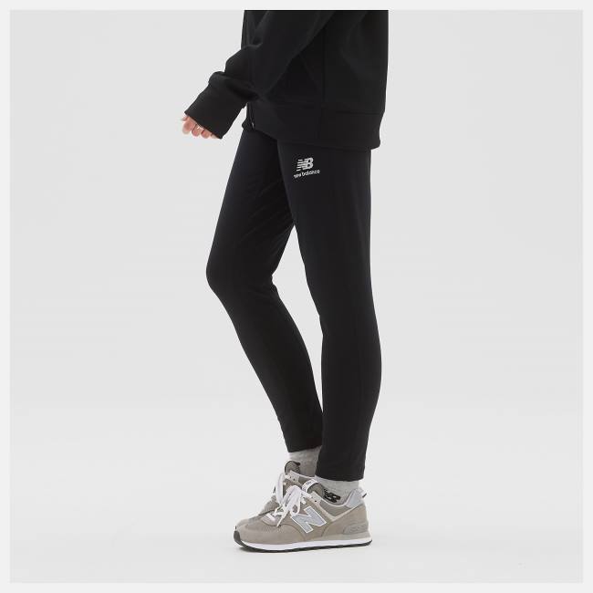 Pantaloni Barbati New Balance NB Uni-ssentials Leggings Negrii | NB218XMV