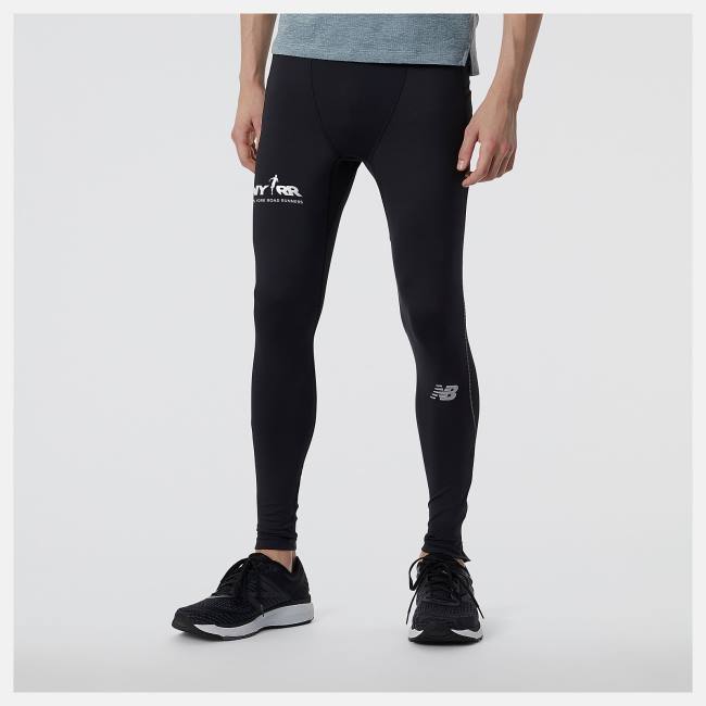 Pantaloni Barbati New Balance Run For Life Impact Run Tight Negrii | NB739NXF