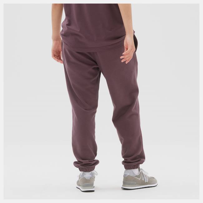 Pantaloni Barbati New Balance Uni-ssentials French Terry Sweatpant Rosii | NB234PFC