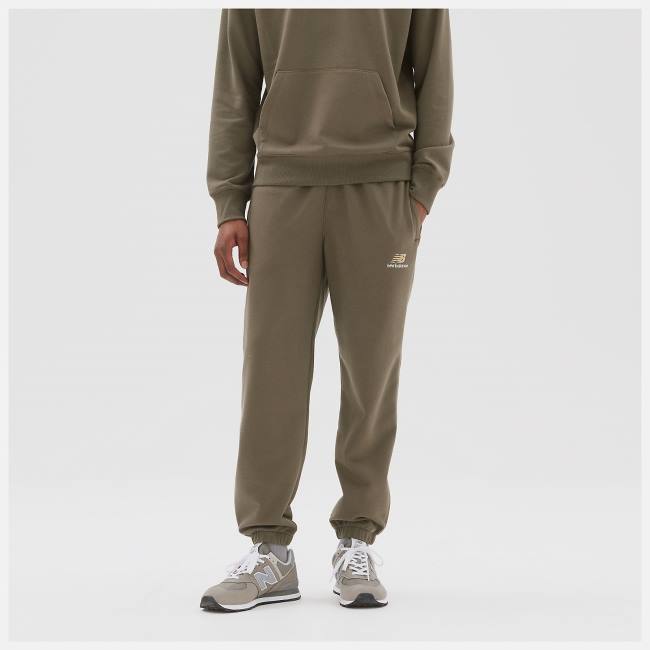 Pantaloni Barbati New Balance Uni-ssentials French Terry Sweatpant Camuflaj Inchis | NB240VJF