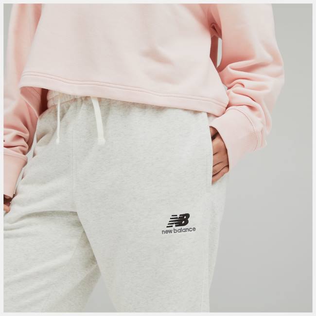 Pantaloni Barbati New Balance Uni-ssentials French Terry Sweatpant Albastri Deschis | NB783CLX