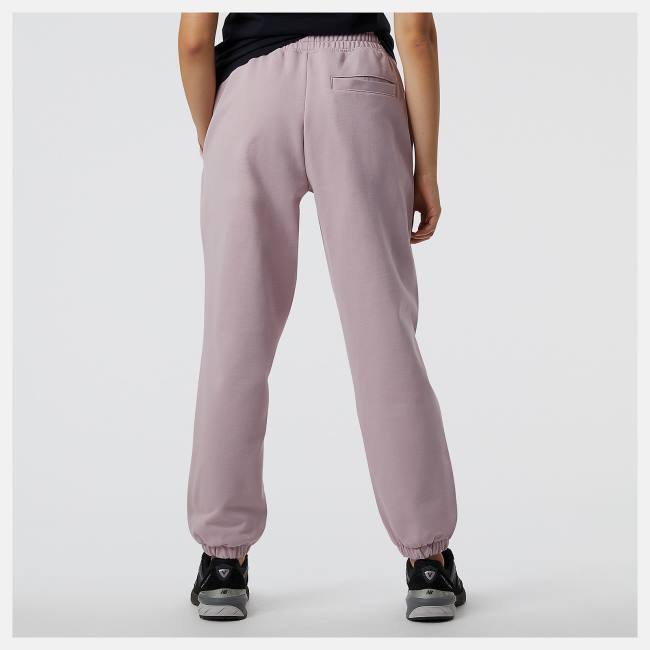 Pantaloni Dama New Balance NB Athletics Nature State French Terry Sweatpant Violet Gri | NB539PRW