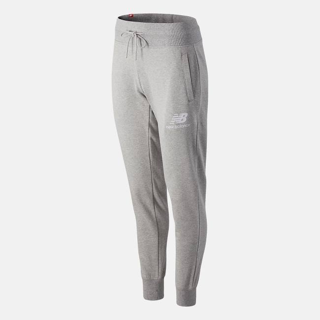 Pantaloni Dama New Balance NB Essentials French Terry Sweatpant Gri | NB526YIQ