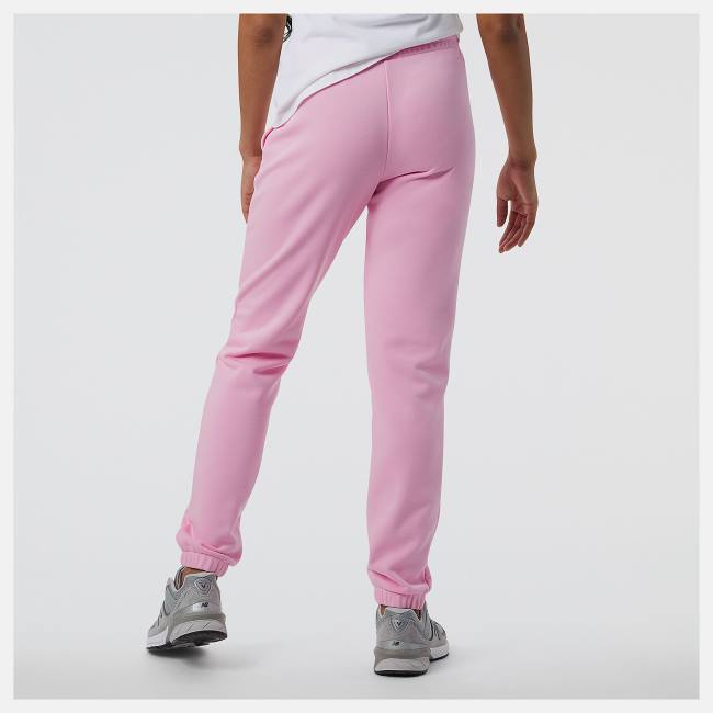 Pantaloni Dama New Balance NB Essentials Sweatpant Roz | NB687FUW