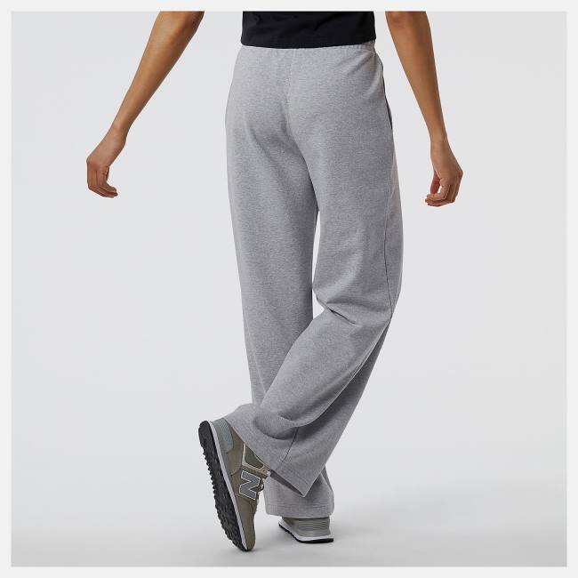 Pantaloni Dama New Balance NB Essentials Largi Legged Sweatpant Gri | NB784WOD