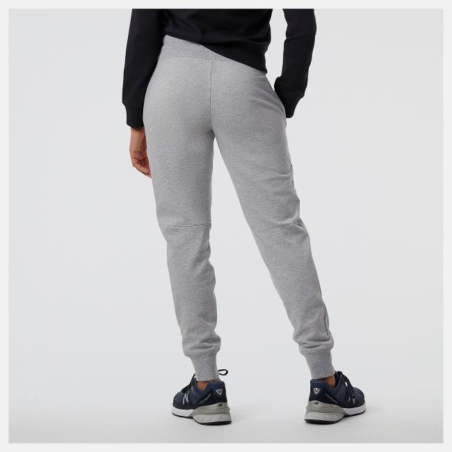 Pantaloni Dama New Balance NYC Marathon NB Essentials French Terry Sweatpant Gri | NB260SEJ