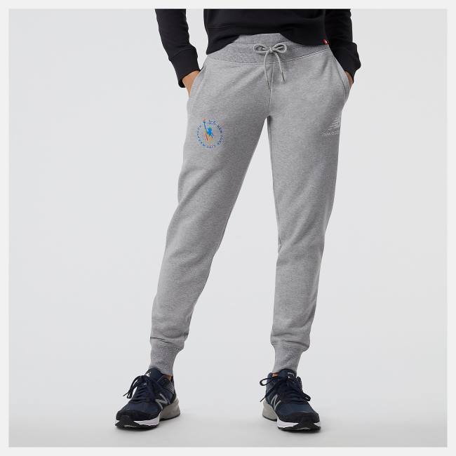 Pantaloni Dama New Balance NYC Marathon NB Essentials French Terry Sweatpant Gri | NB260SEJ