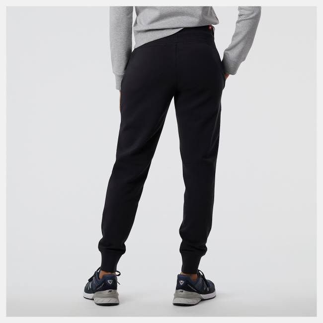 Pantaloni Dama New Balance NYC Marathon NB Essentials French Terry Sweatpant Negrii | NB902YQI