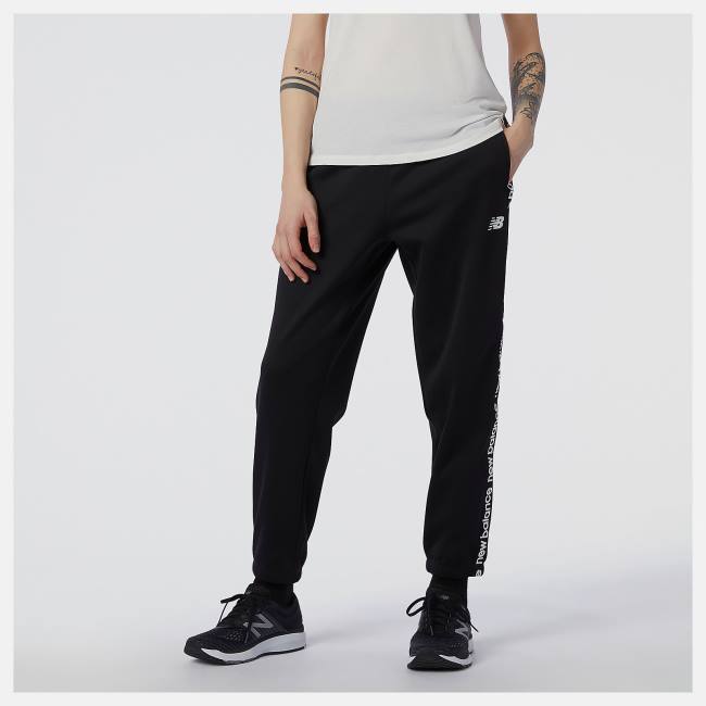 Pantaloni Dama New Balance Relentless Performance Fleece Negrii | NB026NRX