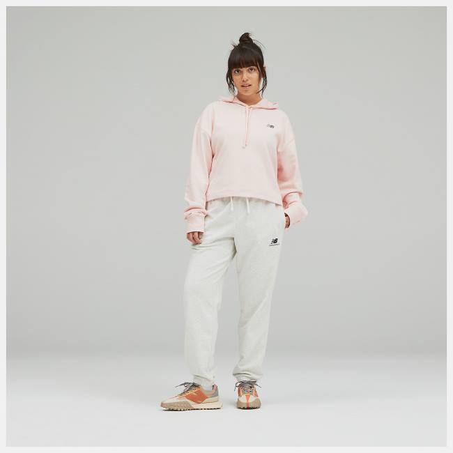 Pantaloni Dama New Balance Uni-ssentials French Terry Sweatpant Albastri Deschis | NB962YLC