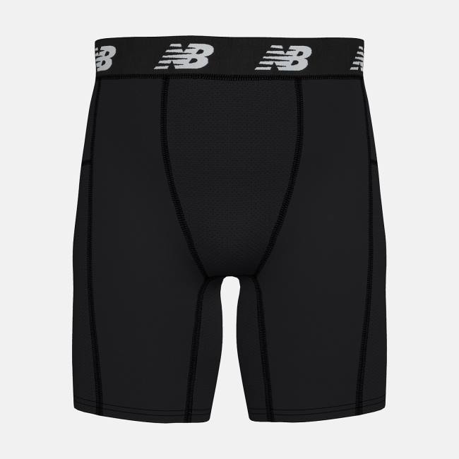 Pantaloni Scurti Barbati New Balance Baselayer Negrii | NB106RES