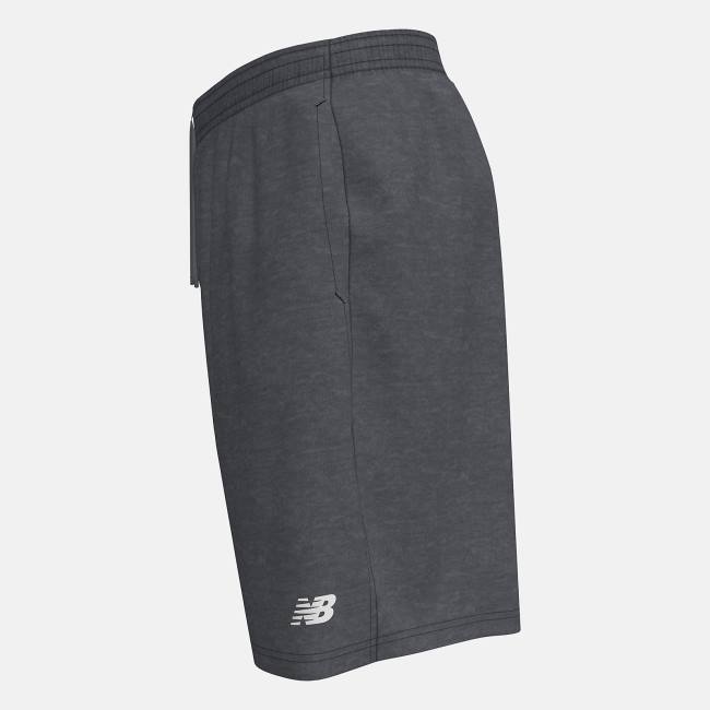 Pantaloni Scurti Barbati New Balance Tech(Boston College) Gri | NB186QCT