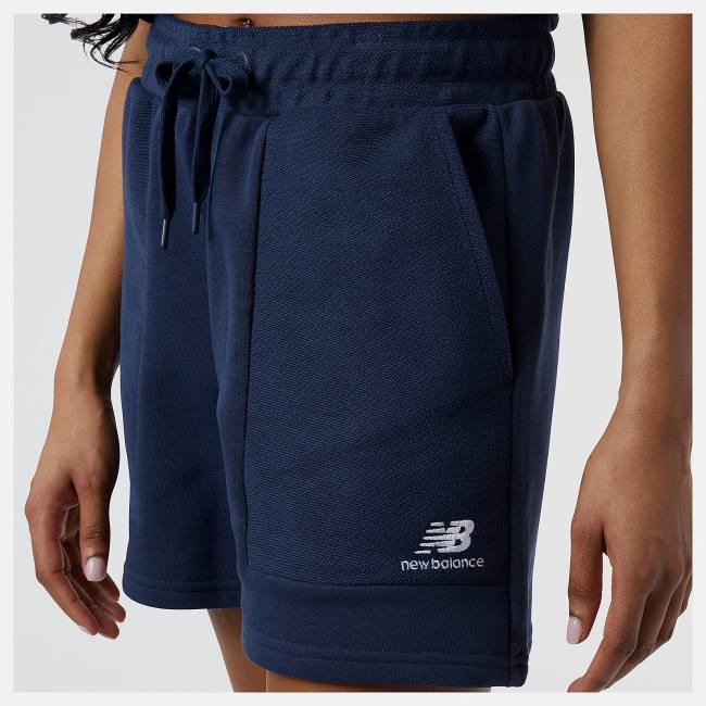 Pantaloni Scurti Dama New Balance NB Athletics Bej Indigo | NB806HEV