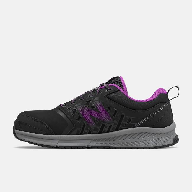 Pantofi de Lucru Dama New Balance 412v1 Alloy Bombeu Negrii Violet | NB563NSM