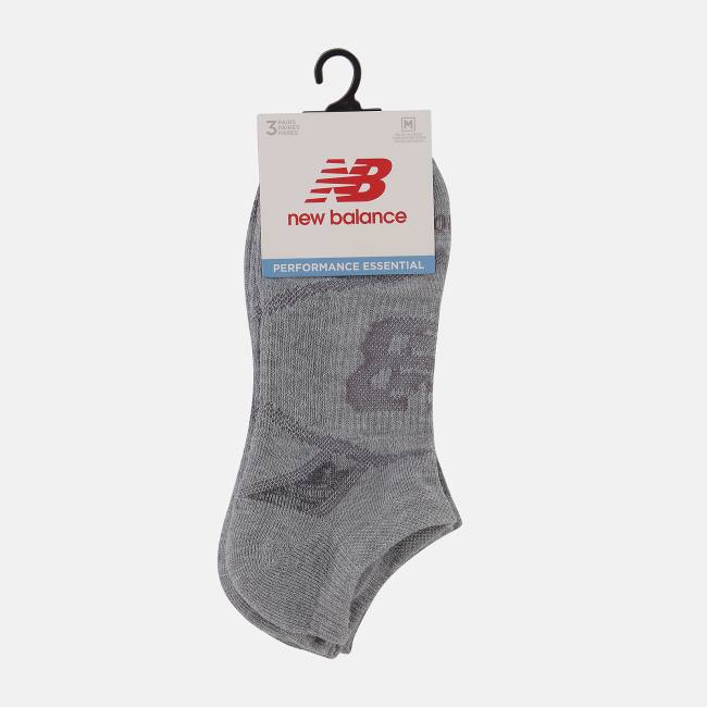 Sosete Barbati New Balance Performance No Show 3 Pack Gri Deschis | NB930HZG