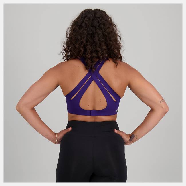 Sutien Sport Dama New Balance NB Fortiflow Bra Violet | NB526ILY