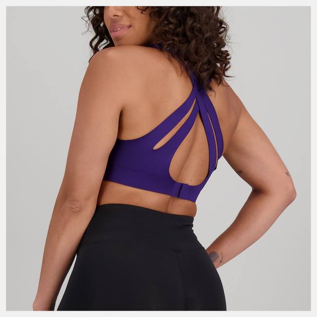 Sutien Sport Dama New Balance NB Fortiflow Bra Violet | NB526ILY