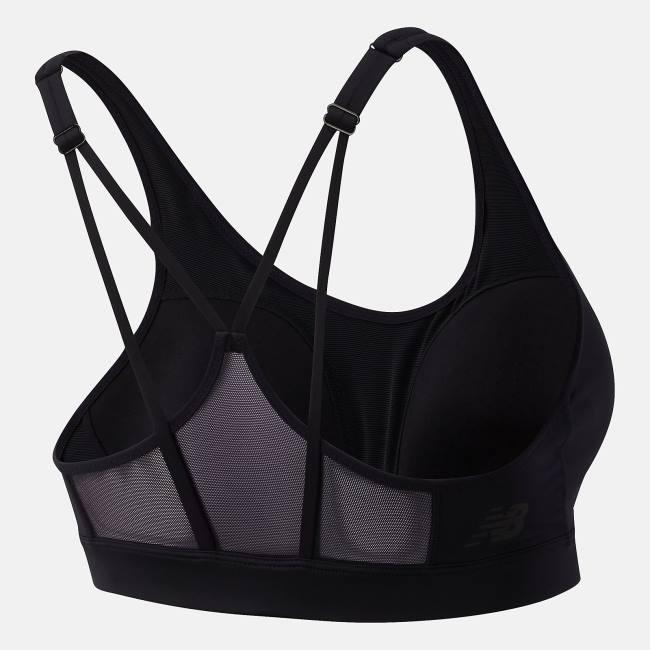 Sutien Sport Dama New Balance NB Hero Bra 3.0 Negrii | NB719KDR