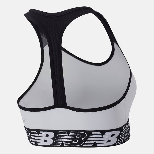 Sutien Sport Dama New Balance NB Pace Bra 3.0 Albi | NB347UIL