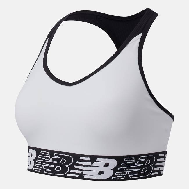 Sutien Sport Dama New Balance NB Pace Bra 3.0 Albi | NB347UIL